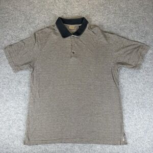 AXIST Polo Shirt Mens XL Gray Geometric Knit Short Sleeve Casual Cotton Rayon